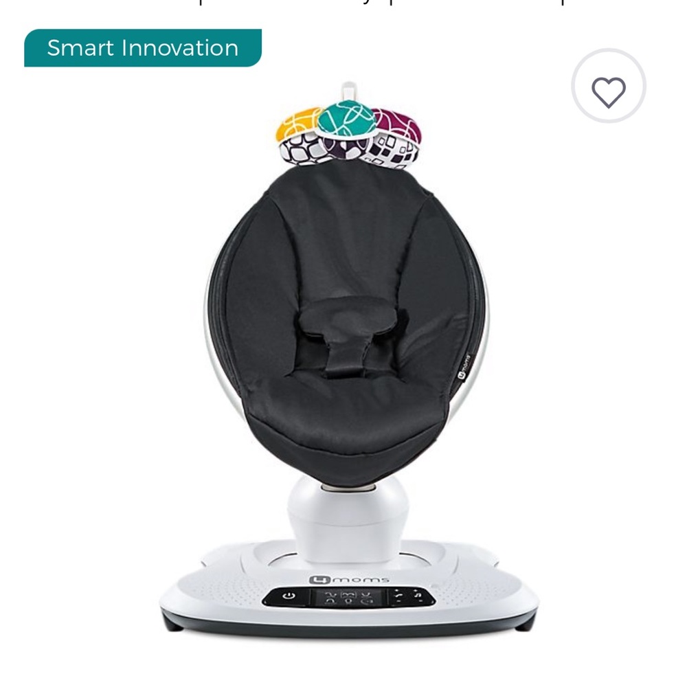 4mons mamaRoo 4 Classic Infant Seat in black